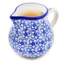 Polish Pottery Creamer 7 oz Magical Blue