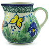Polish Pottery Creamer 7 oz Spring Garden UNIKAT