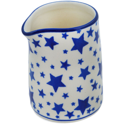 Polish Pottery Creamer 7 oz Starlight