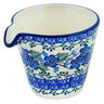 Polish Pottery Creamer 8 oz Blue Blossom