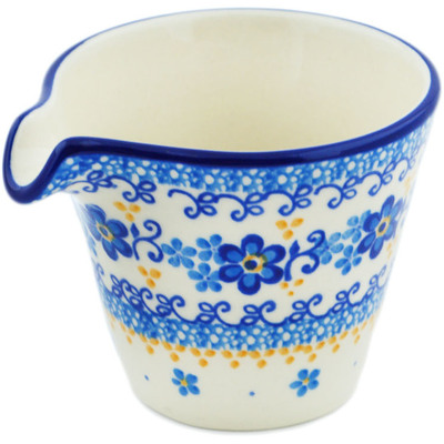 Polish Pottery Creamer 8 oz Blue Daydreaming