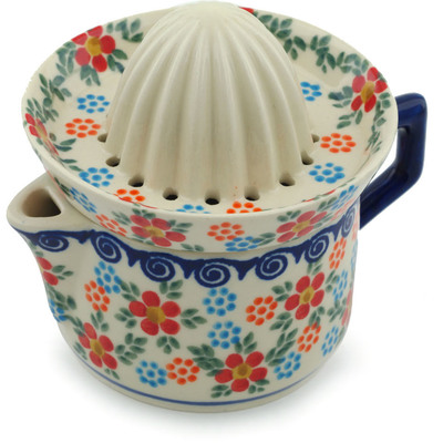 Polish Pottery Creamer 8 oz Country Drive