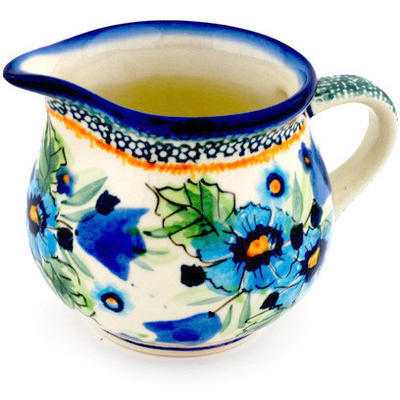 Polish Pottery Creamer 8 oz Evangeline UNIKAT