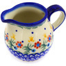 Polish Pottery Creamer 8 oz Spring Flowers