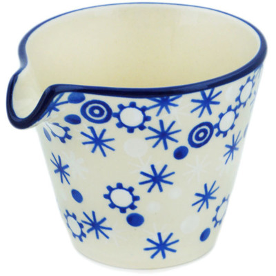 Polish Pottery Creamer 8 oz Twinkle In The Frost