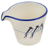 Polish Pottery Creamer 8 oz Waiting UNIKAT