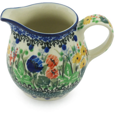 Polish Pottery Creamer Small Divinity UNIKAT