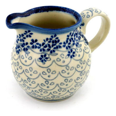 Polish Pottery Creamer Small Grey Goose