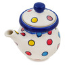Polish Pottery Creamer with Lid 5 oz Gumball Machine UNIKAT