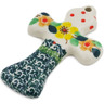 Polish Pottery Cross 3&quot; Happy Thoughts UNIKAT