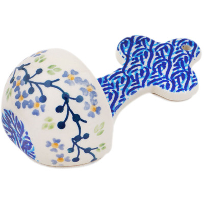 Polish Pottery Cross 5&quot; Branches Of Delicacy