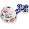 Polish Pottery Cross 5&quot; Last Summer Flowers