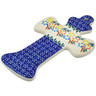 Polish Pottery Cross 7&quot; Spring Flower Ring