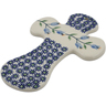 Polish Pottery Cross 7&quot; Sweet Dreams