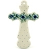 Polish Pottery Cross 8" Polish Wreath