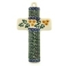 Polish Pottery Cross 8" Summer Day