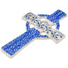 Polish Pottery Cross 9&quot; Branches Of Delicacy