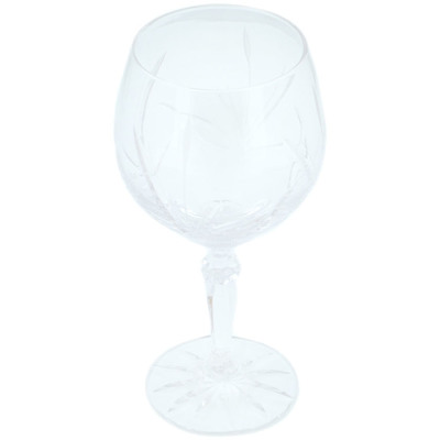 Polish Pottery Crystal wine glass 10oz Crystal Jewel