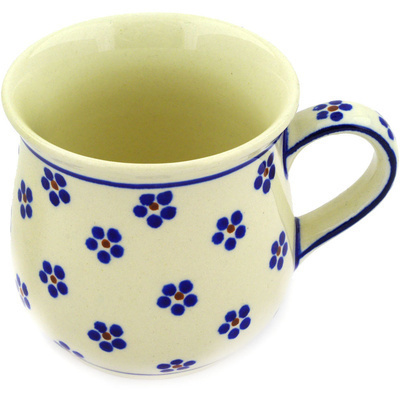 Polish Pottery Cup 10 oz Daisy Dots
