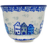 Polish Pottery Cup 3 oz Arctic Village UNIKAT