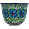 Polish Pottery Cup 3 oz Mardi Gras UNIKAT