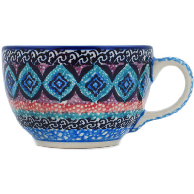 Polish Pottery Cup 3 oz Mesa UNIKAT