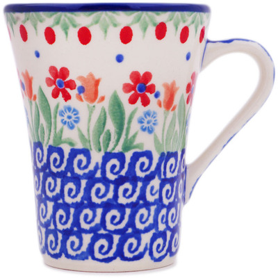 Polish Pottery Cup 5 oz Babcia&#039;s Garden