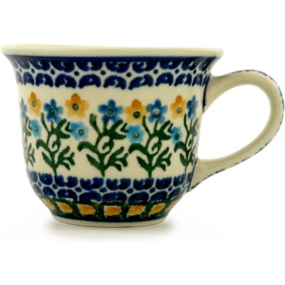 Polish Pottery Cup 6 oz Field Of Wildflowers