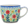 Polish Pottery Cup 7 oz Daisy Sunrise UNIKAT
