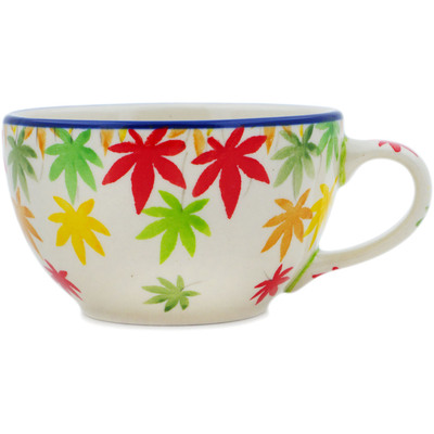 Polish Pottery Cup 7 oz Fall Season Bliss UNIKAT