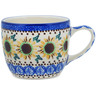 Polish Pottery Cup 7 oz Golden Autumn UNIKAT