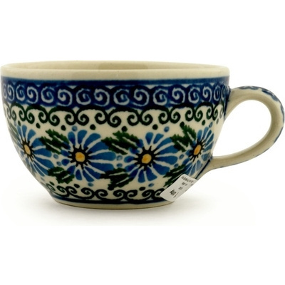 Polish Pottery Cup 7 oz Marigold Morning