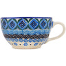 Polish Pottery Cup 7 oz Sparkling Sea UNIKAT