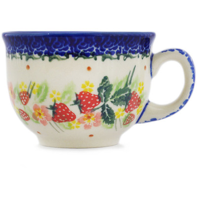 Polish Pottery Cup 8 oz