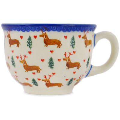 Polish Pottery Cup 8 oz