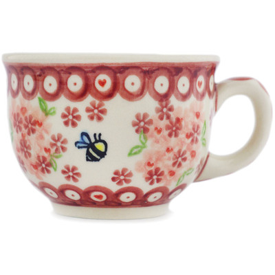 Polish Pottery Cup 8 oz UNIKAT