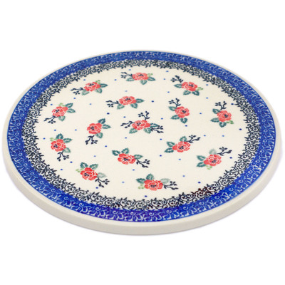 Polish Pottery Cutting Board 0&quot; Wild Rose