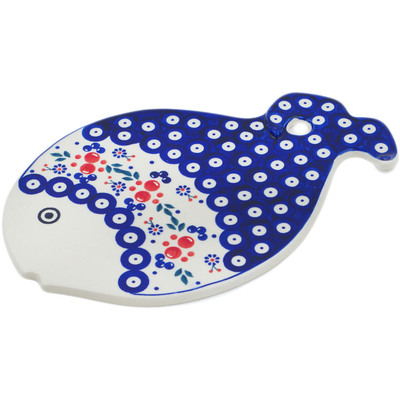 Polish Pottery Cutting Board 11&quot; Burst Of Berries