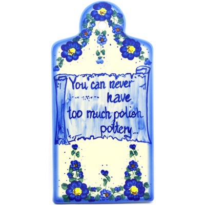 Polish Pottery Cutting Board 11&quot; UNIKAT