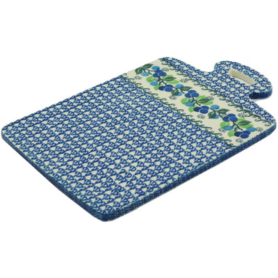 Polish Pottery Cutting Board 12&quot; Limeberry