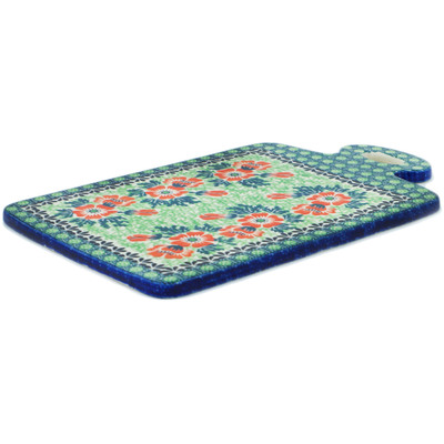 Polish Pottery Cutting Board 12&quot; Marvellous Surprise UNIKAT