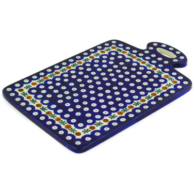 Polish Pottery Cutting Board 12&quot; Mosquito