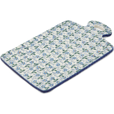Polish Pottery Cutting Board 12&quot; Summer Wind