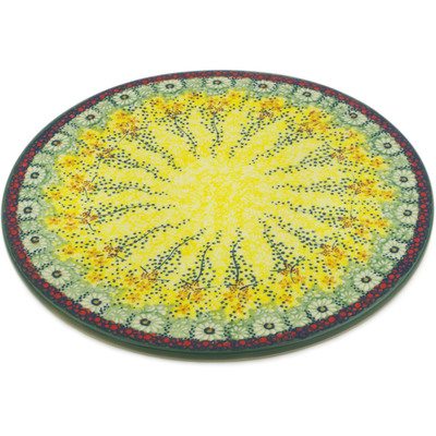 Polish Pottery Cutting Board 12&quot; Sunshine Grotto UNIKAT