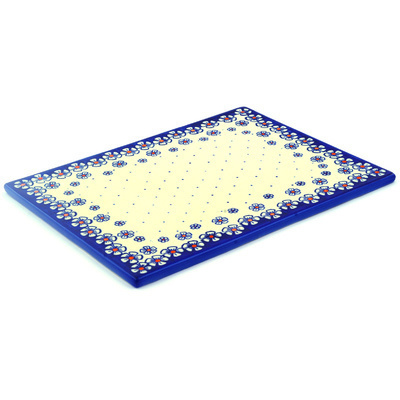 Polish Pottery Cutting Board 13&quot;