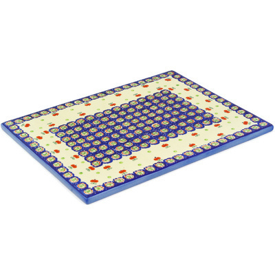 Polish Pottery Cutting Board 13&quot;