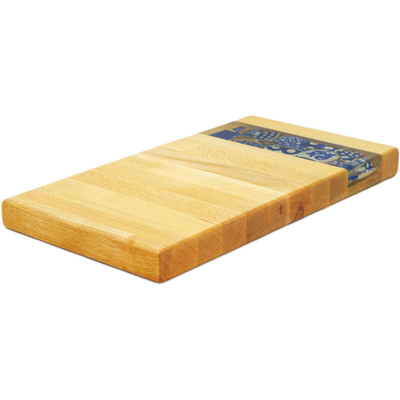 Wood Cutting Board 13&quot; Ocean Glaze