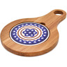 Polish Pottery Cutting Board 15&quot; Stars And Stripes