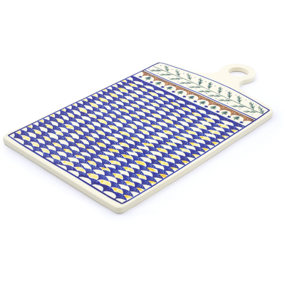 Polish Pottery Cutting Board 18&quot; Pine Boughs