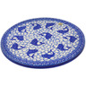 Polish Pottery Cutting Board 7&quot; Dancing Fish